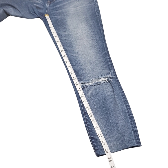 Madewell High Riser Skinny Distressed Jeans Sz 27 - Picture 10 of 14